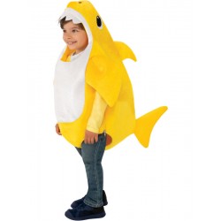 Disfraz Baby Shark tiburon amarillo baby shark 3 4 anos