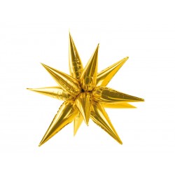 Globo estrella dorada 3D 95 cm