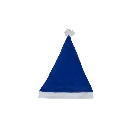 GORROS PAPA NOEL AZUL BARATOS PACK DE 100 UNIDADES