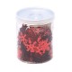 Escarcha confeti copos de nieve rojos 24 gr