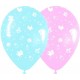 Globos rosas y azules bebe 10 uds de 125 cm