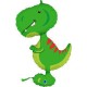 Globo dinosaurio infantil 97 cm