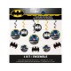 Colgantes decoracion Batman kit 7 piezas