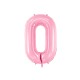 Globo numero rosa pastel 86 cm helio o aire