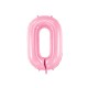 Globo numero rosa pastel 86 cm helio o aire