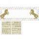 Cartel unicornio personalizable con letras