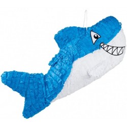 Piñata forma tiburon Baby Shark romper 27 x 60 cm