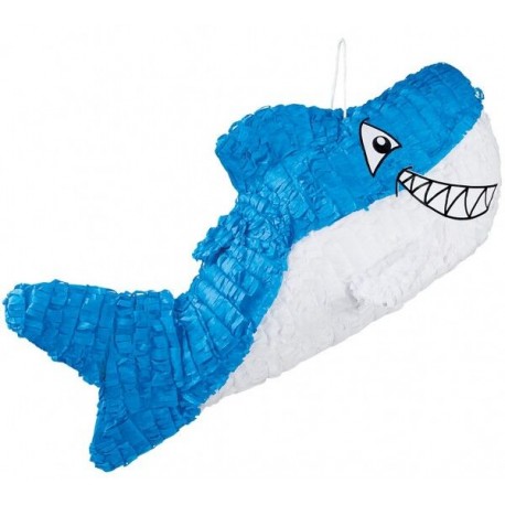 Pinata forma tiburon Baby Shark romper 27 x 60 cm