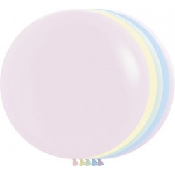 Globos surtido de colores pastel sempertex R24" 50 cm 10 uds