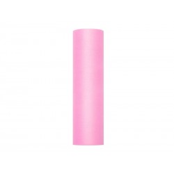 Tul liso rosa claro rígido 0,3 x 50 m