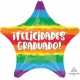Globo Felicidades graduado estrella 45 cm