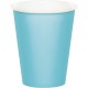 Vasos azul pastel carton 8 uds