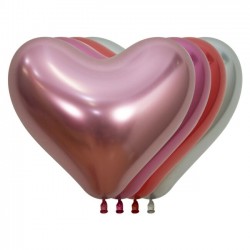 Globo corazon reflex sutidos 909-923-915-981 12 uds