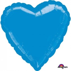 Globo corazon azul 45 cm