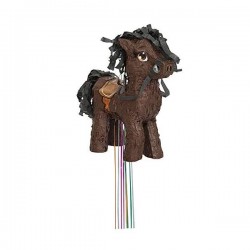 Piñata caballo marron 3D