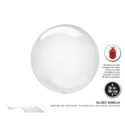 Globo burbuja transparente 90 cm 36 pulgadas