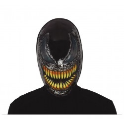 Mascara superheroe negro Venom pvc