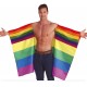 Capa bandera arcoiris orgullo 145x90 cm