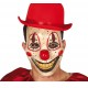 Mascara payaso terror en pvc halloween