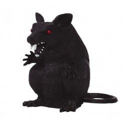 Rata negra sentada 18 cm