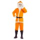 Disfraz papa noel naranja para adulto talla L