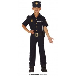 Disfraz policia para nino talla 3 4 anos