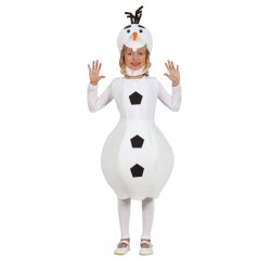 Disfraz muñeco de nieve para niño