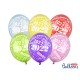 Globos fin de ano 2022 6 uds colores