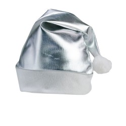 GORRO PAPA NOEL PLATA METALICO BARATO PACKS AHORRO