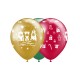 Globos Reyes Magos 8 uds 30 cm