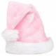 Gorro papa noel rosa claro deluxe