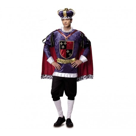Disfraz rey medieval de lujo talla ML adulto