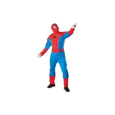 Disfraz spiderman musculoso adulto talla m