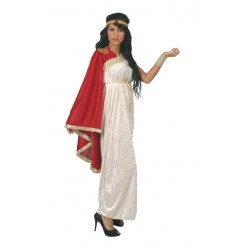 Disfraz romana blanco para mujer talla L 42 44