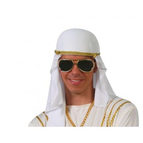 Tocado arabe tela sombrero gorro jeque