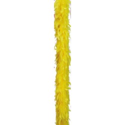 Boa amarilla 40 gr fina 180 cm plumas