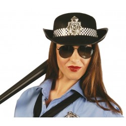 Gorro policia fieltro mujer