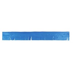 Guirnalda flecos plastico azul 25 m