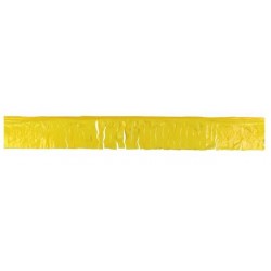 Guirnalda flecos plastico amarillo 25m