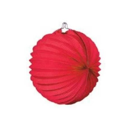 Farol rojo burdeos esferico 22 cm