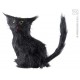 Gatos negros 12 cm para halloween