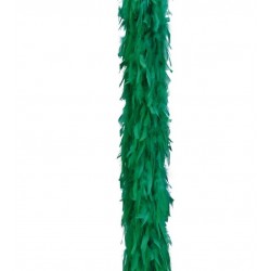 Boa verde 40 gr plumas 180 cm