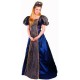 Disfraz reina azul medieval lujo adulto 603670