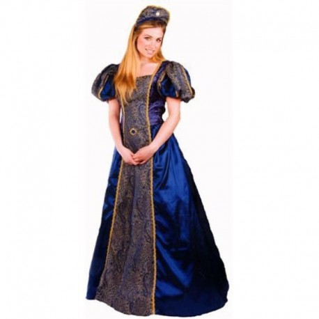 Intolerable Medio sexo Disfraz de reina azul medieval lujo para adulto barato. Tienda de disfraces  online