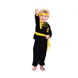 Disfraz ninja amarillo bebe 1-2 años talla t infat