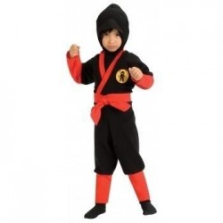 Disfraz ninja bebe 1-2 años infatil 885295 negro r