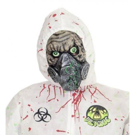Mascara bio hazard zombie radioactivo media careta