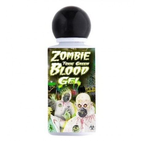 Sangre en gel verde toxica zombie radioactivo