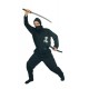 Disfraz ninja negro para adulto barato guerrero Talla L