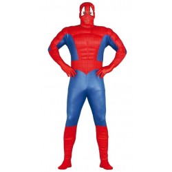 Disfraz heroe musculoso arana spider talla L 52 54